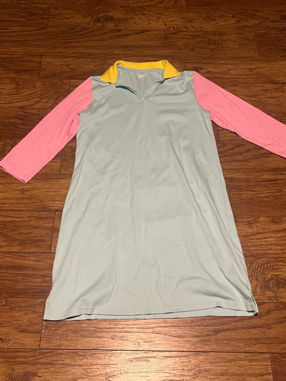 Lands’ End 3/4 Sleeve Midi Dress